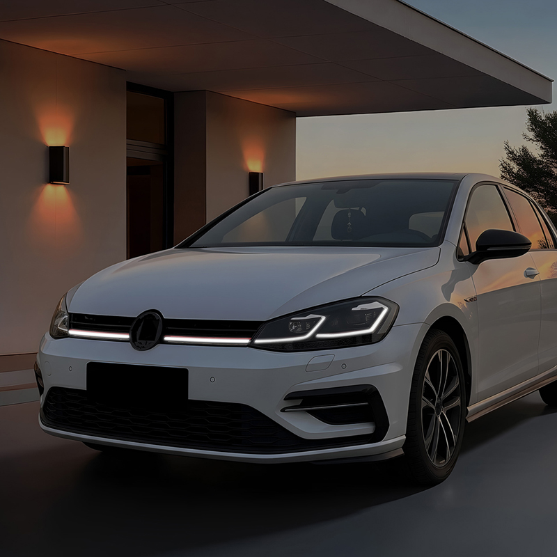 R-Look Grill met LED-Strip  Volkswagen Golf VII (7.5) HB/Variant Facelift 2017-2020
