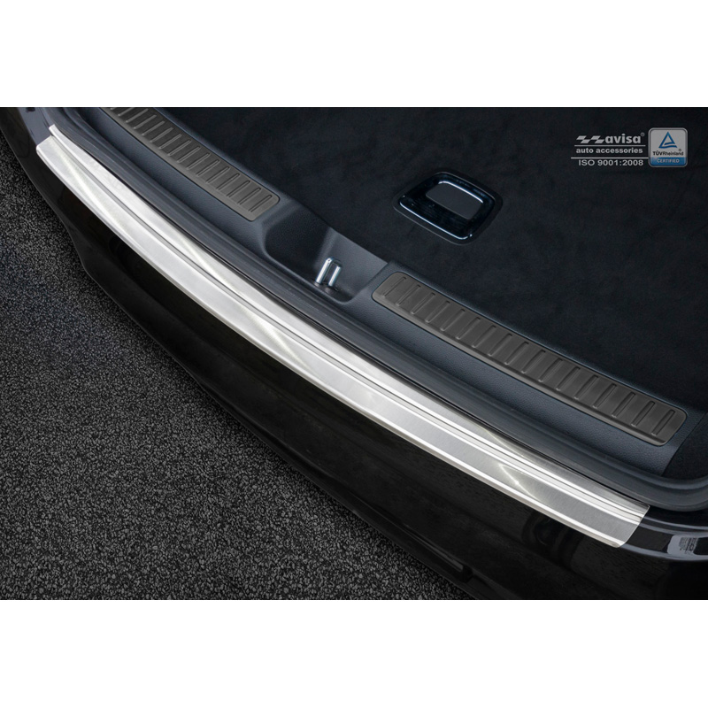 RVS Achterbumperprotector  Mercedes GLC Coupe 2016-2022  'Ribs'
