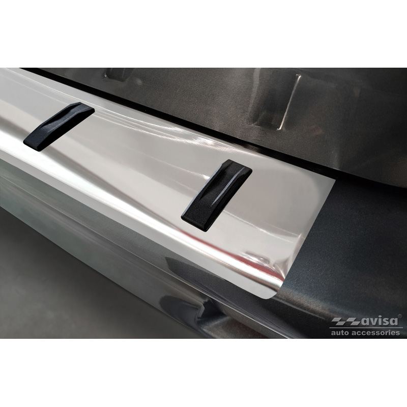 Stainless Steel Rear bumper protector  Mercedes Vito / V-Class 2014-2019 & Facelift 2019- (with Hatch) 'STRONG EDITION'