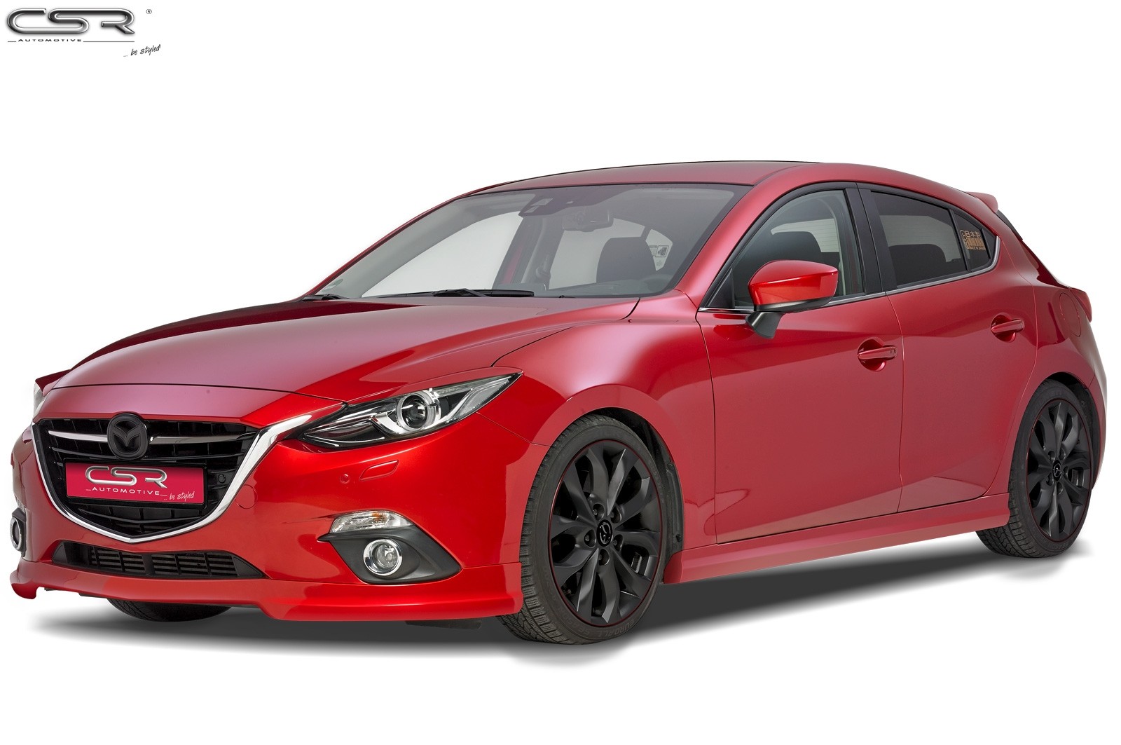 Koplampspoilers Mazda 3 MB 2013-