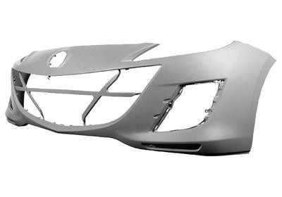 voorbumper, in primer Mazda 3, 2009-2011