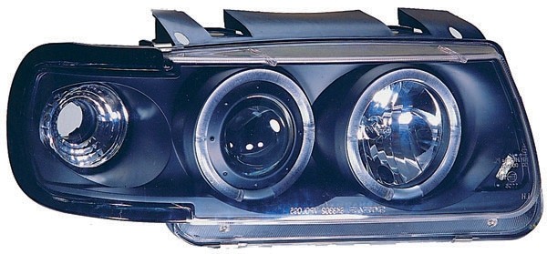 Koplampen VW Polo 6N 94-99 Zwart