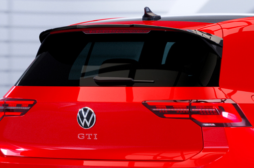 Spoiler Volkswagen Golf 8 R GTI GTD GTE R-Line CSR Glans Zwart