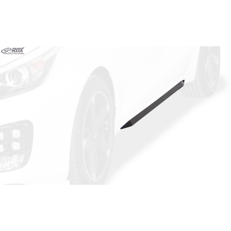 Side skirts 'Slim'  Kia Ceed (JD) HB/CW & Pro Ceed 2012-2018 incl. GT/GT-Line (ABS glossy black)
