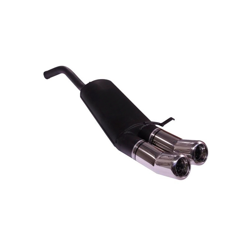 Sport exhaust  Skoda Felicia HB 1.3 40/43/50kW/1.6 55kW/1.9D 47kW 1994-2001 2x 80mm
