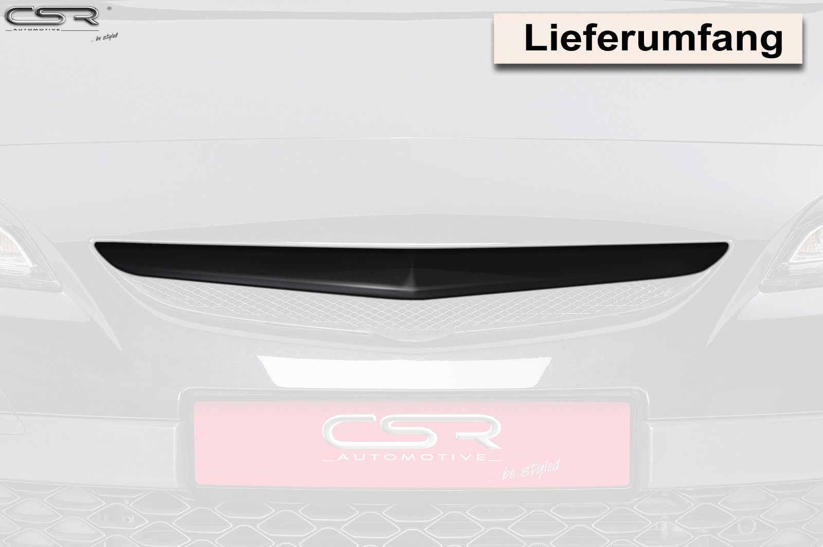 Embleemloze grill Opel Astra J GTC GL053