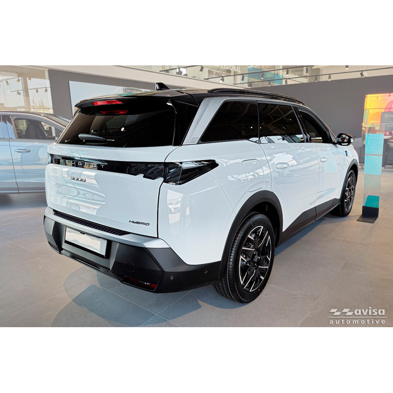 Avisa Matzwart RVS Achterbumperprotector  Peugeot 5008 III 2024- 'Ribs'