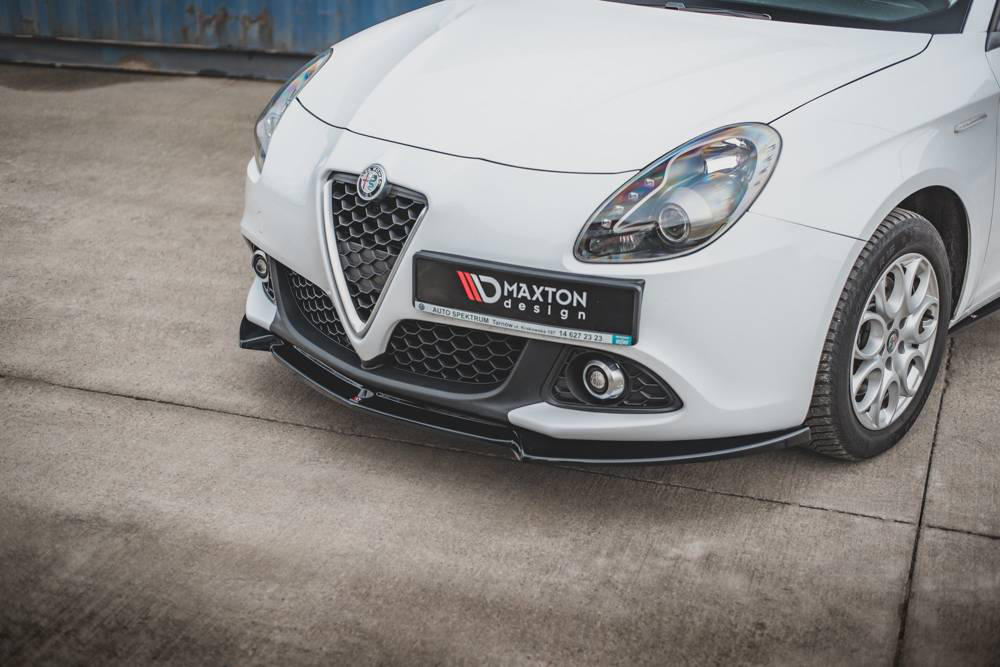 Voorspoiler V.3 Alfa Romeo Giulietta Facelift Glanzend Zwart