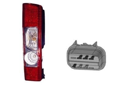 achterlicht, incl fittingdeel, links Fiat Ducato, 2006 -