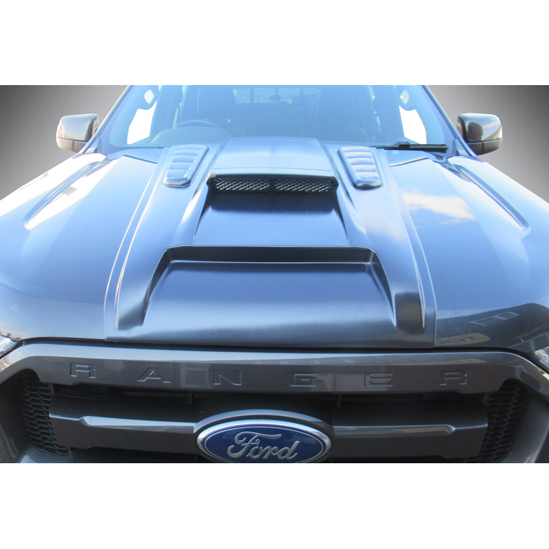 RGM luchtinlaat  Ford Ranger (TKE) Facelift 2016-2022 - (ABS) Zwart