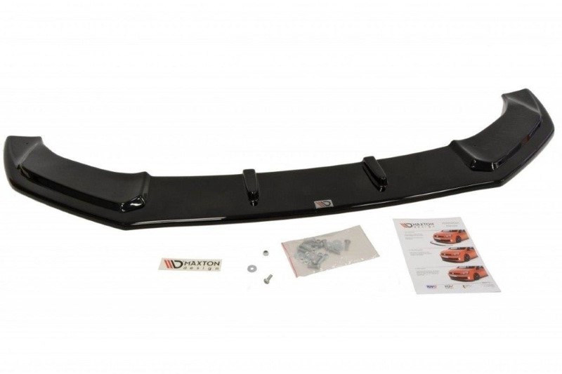 Voorspoiler V.1 Audi TT RS 8J Glanzend Zwart