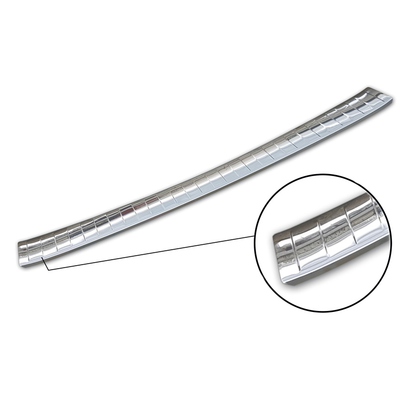 Stainless Steel Rear bumper protector  Seat Leon IV ST Sportstourer incl. FR & Cupra Leon Sportstourer 2020-2024 & FL 2024- 'Ribs'