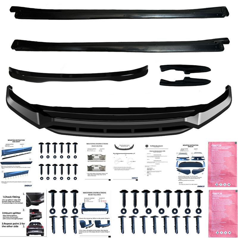 Oneway Complete body kit  Volkswagen Touareg III R-Line Facelift 2024- - Gloss black