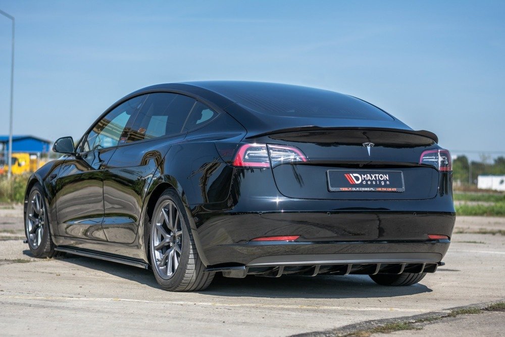 Spoiler Tesla Model 3 Maxton Glans Zwart