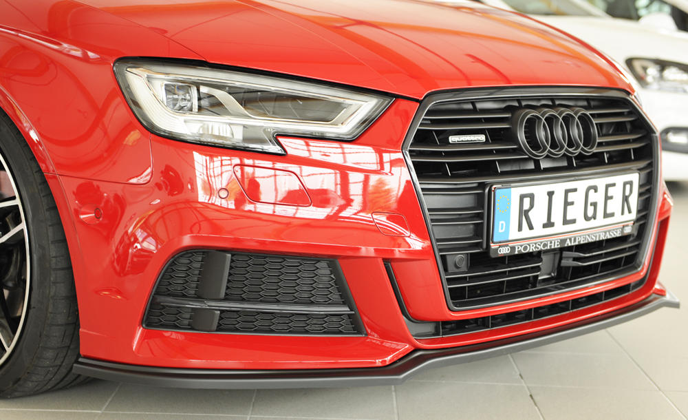 Voorspoiler Audi A3 8V S-line Rieger