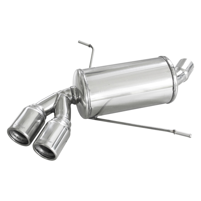 100% Inox Sport Exhaust  BMW 1-Series E87 116i/118i 2004- 2x80mm