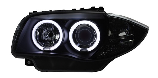 Koplampen BMW E81/E87 Angel Eyes Ice CCFL
