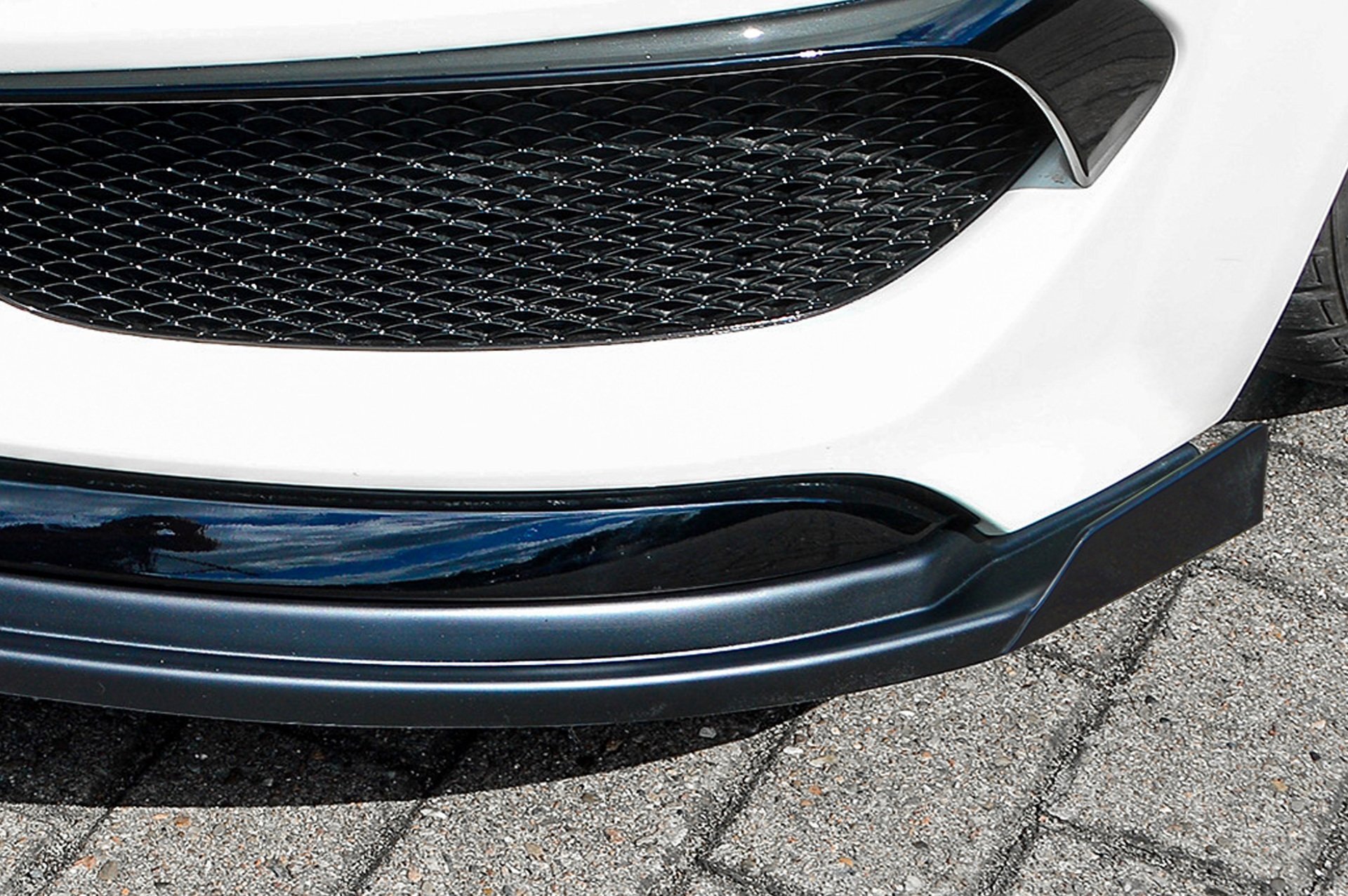 Voorspoilerlip met vleugel ABS Mercedes CLA AMG-Line C117