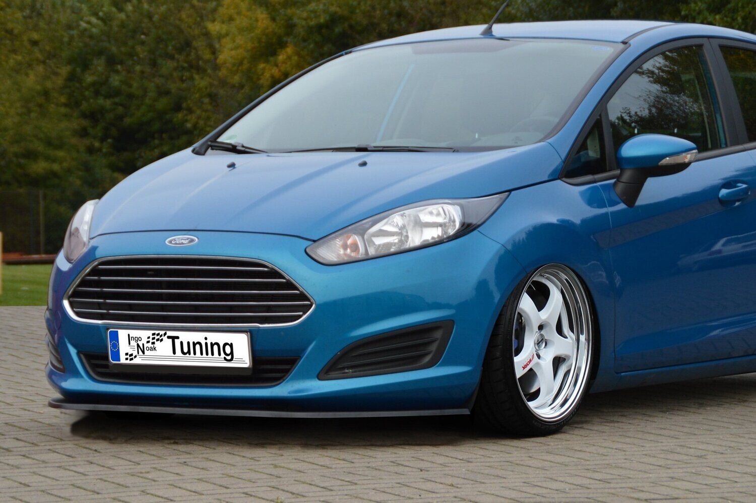 Voorspoiler lip Ford Fiesta JA8 09/2012+