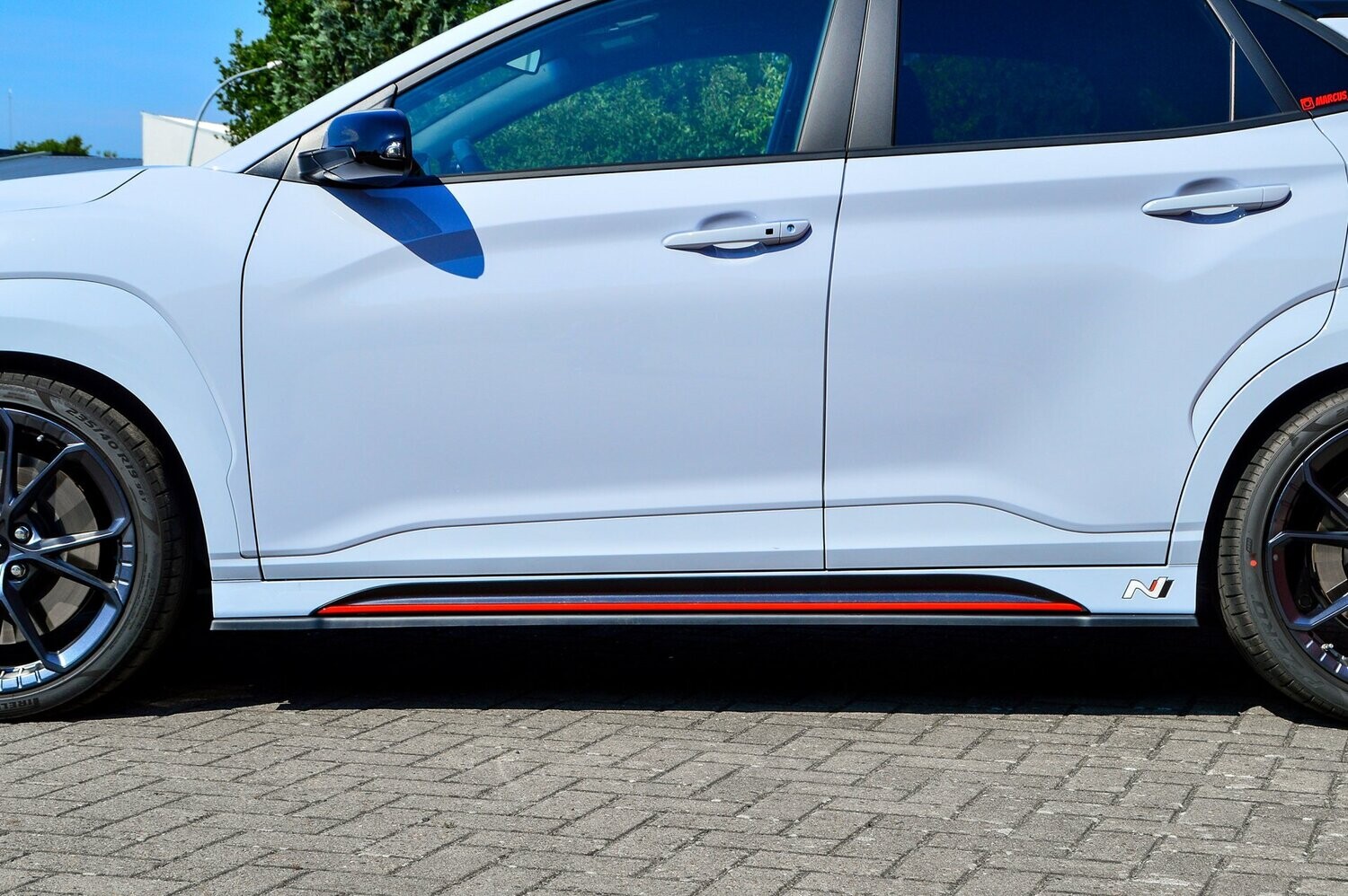 Zijskirts Hyundai Kona N + N-Line 2020-