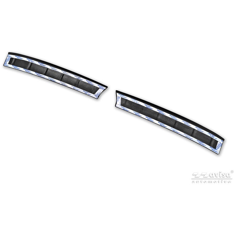 Avisa Stainless Steel Rear Bumper Protector  Leapmotor C10 2024- - Matt Black - 2-pieces