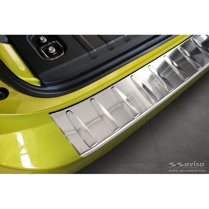 Stainless Steel Rear bumper protector  Volkswagen ID.Buzz + Cargo 2022- 'Ribs'