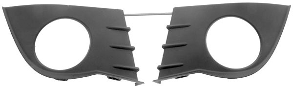 VoorBumper Rooster set CLIO 05-09 met Mistlampen