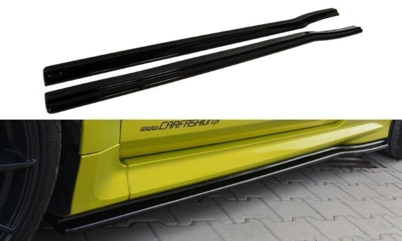 Zijskirts Diffusers Ford Focus RS Mk1 Glanzend Zwart
