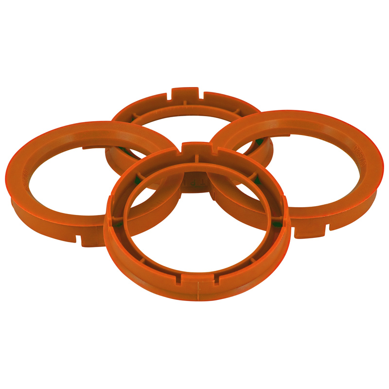 Set TPI Hub Centric Rings - 76.0->67.1mm - Orange