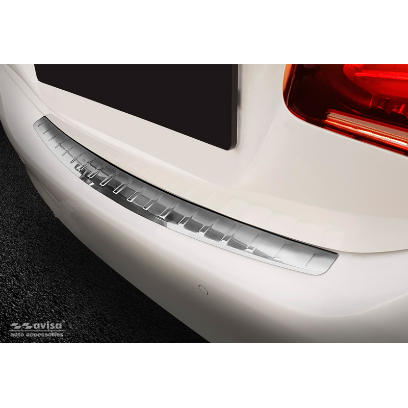 Stainless Steel Rear bumper protector  Mercedes A-Class Sedan W177 9/2018- 'Ribs'