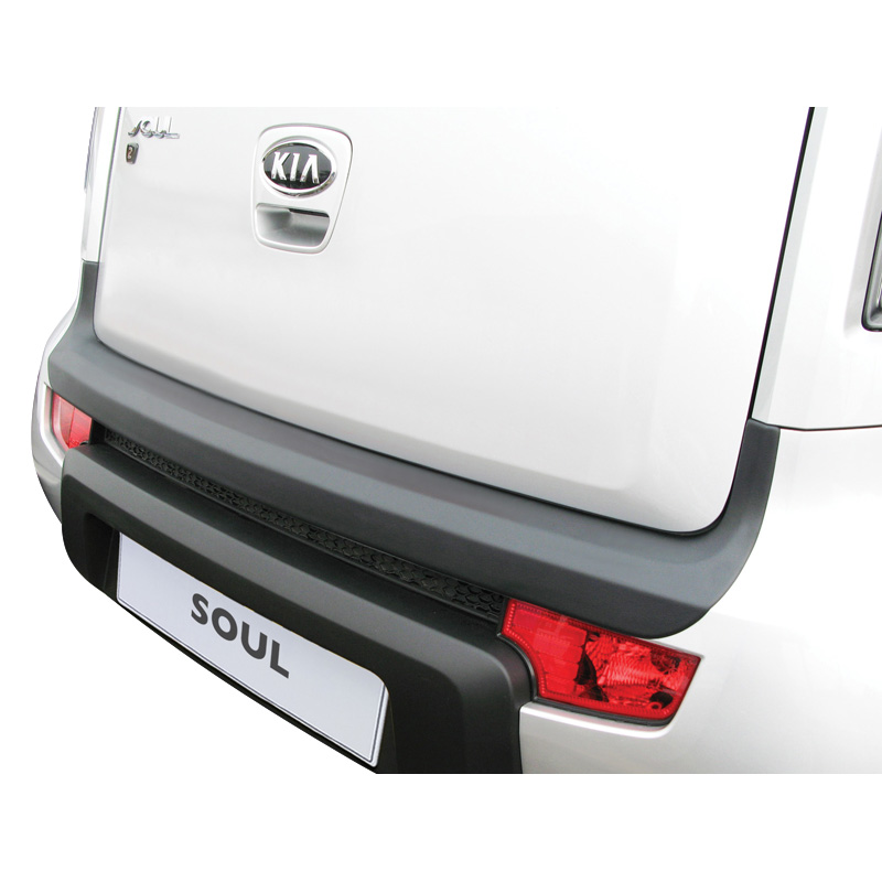 ABS Rear bumper protector  Kia Soul 02/2009-10/2011 Black