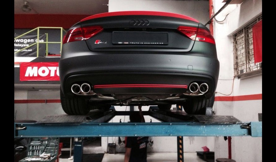 FI Exhaust Cat-Back Systeem Audi S4 B8 3.0TFSi Valvetronic