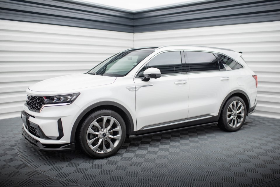 Zijskirts Kia Sorento Mk4 2020-.. Glans Zwart