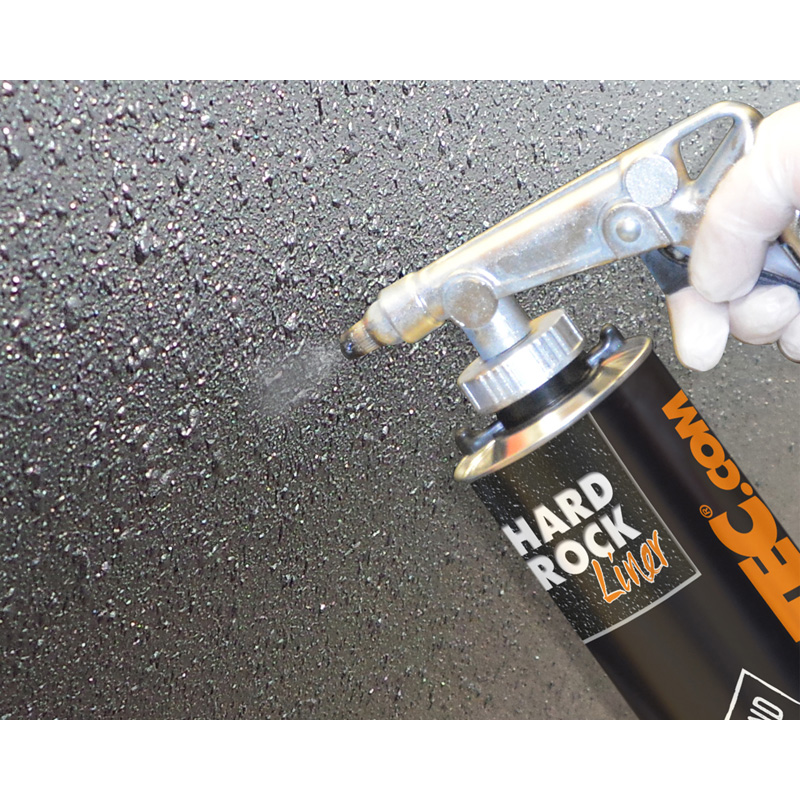Foliatec Car Body Spray Film (Dip) - Hard Rock Liner Removeable Set - Black