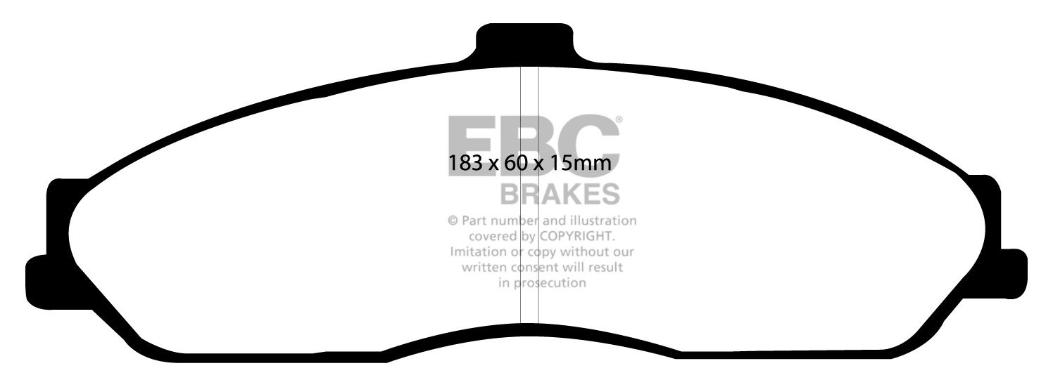 EBC Brakes HOLDEN (Aust/NZ) Monaro 6.0 (CV8) 2005-2006 Remblokke
