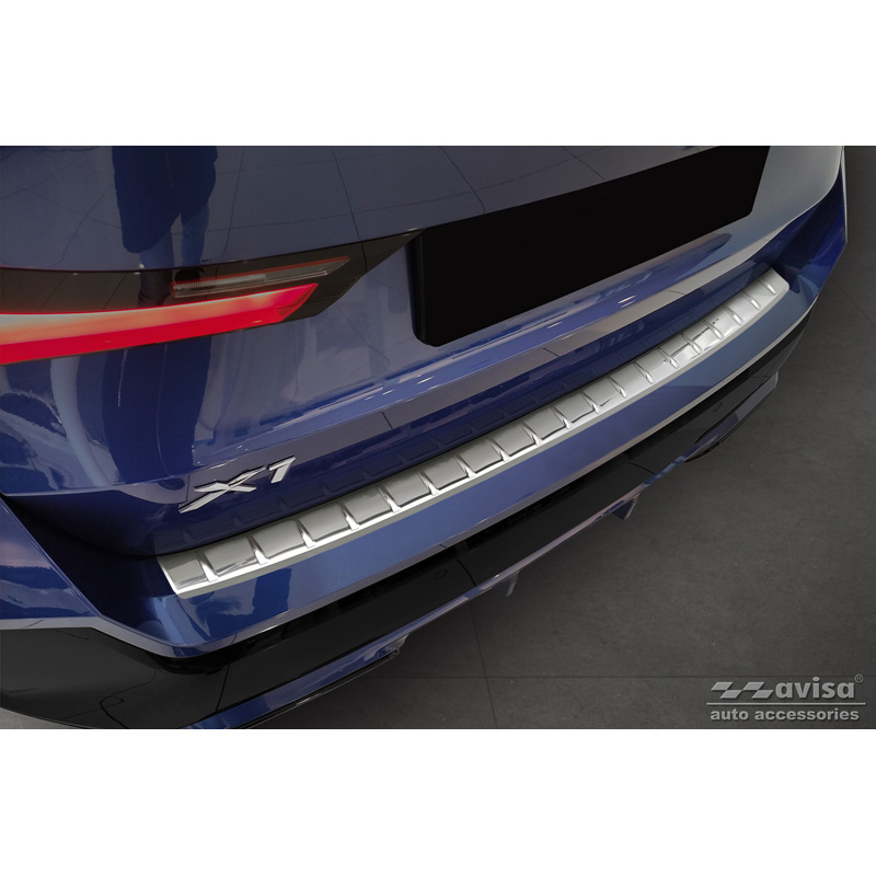 Stainless Steel Rear Bumper protector  BMW X1 U11 M-Sport 2022- 'Ribs'