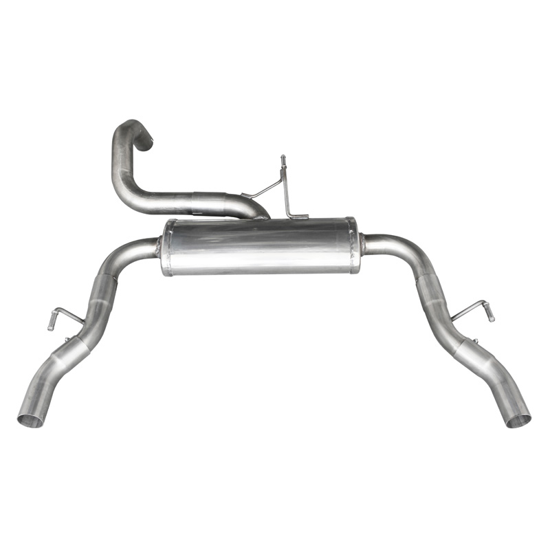 100% Inox Double Sport Exhaust  Peugeot 308 1.6 GTI 270hp 2015- Ø 63,5 1x54mm