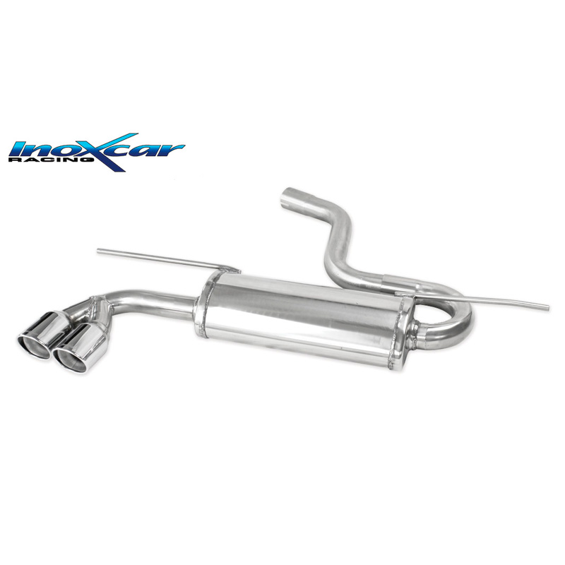 100% Inox Double sport exhaust  Volkswagen Golf VII 2.0 GTD 184HP 2012- 2019 2x80mm X-Race