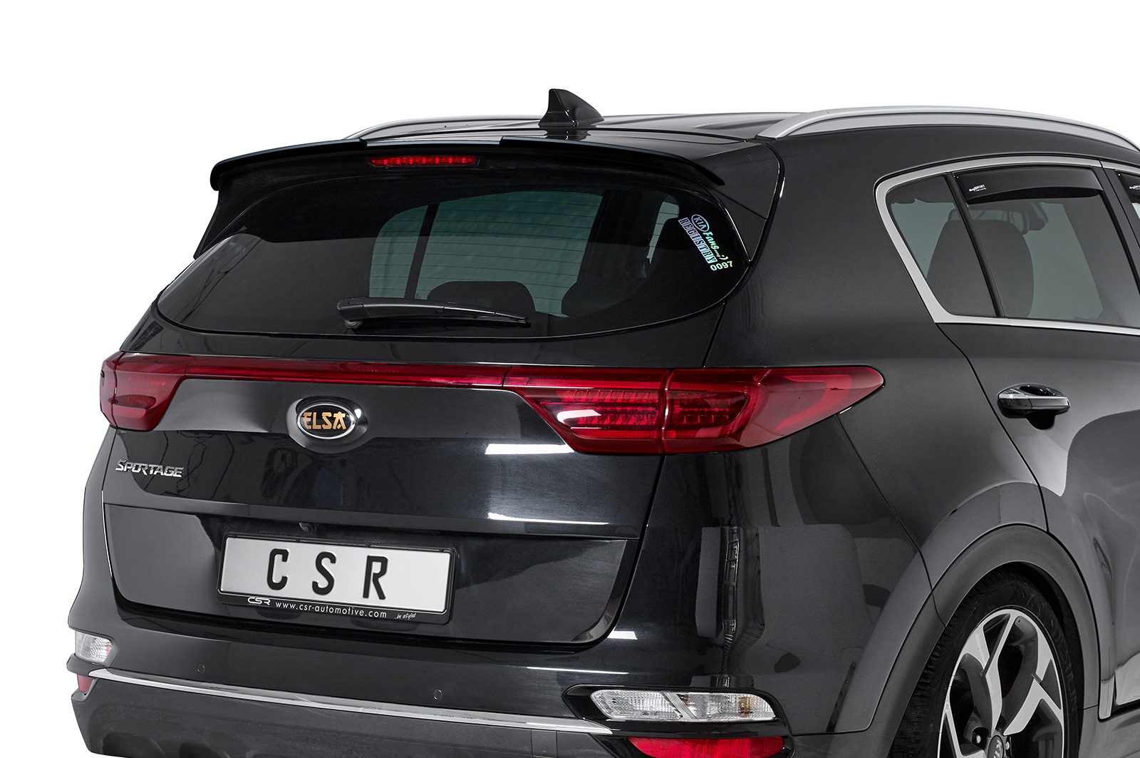 Spoiler Kia Sportage QL/QLE CSR glans Zwart