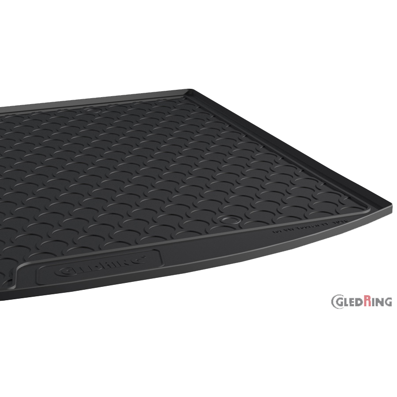 Rubbasol (Rubber) Trunk mat  Volkswagen Touran 2003-2015 (5-persons) (Upper floor)
