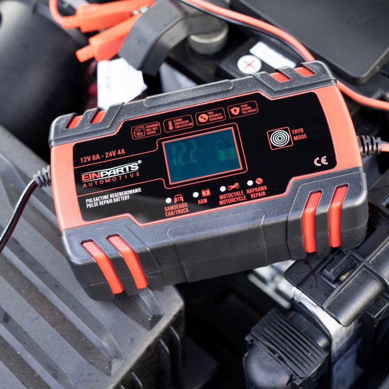 EPCBC02 8A 12/24V BATTERY CHARGER WITH BATTERY REPAIR FUNCTION