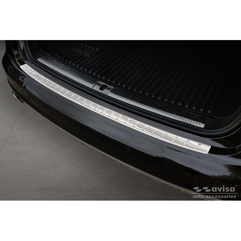 Stainless Steel Rear bumper protector  Audi A6 Allroad 2011-2018 'Ribs'