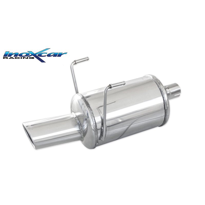 100% Inox Sport Exhaust  Fiat 500 1.2 69hp Facelift 2013- 1x90x70mm