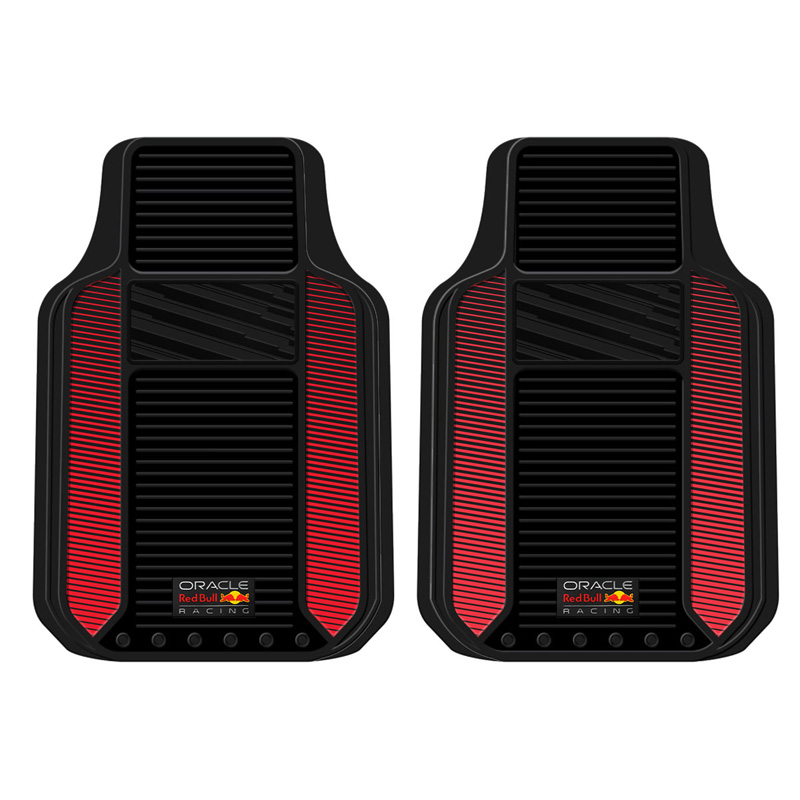 Red Bull Oracle Universal car mats set 'Heavy Duty' - 2-piece set - Black/Red