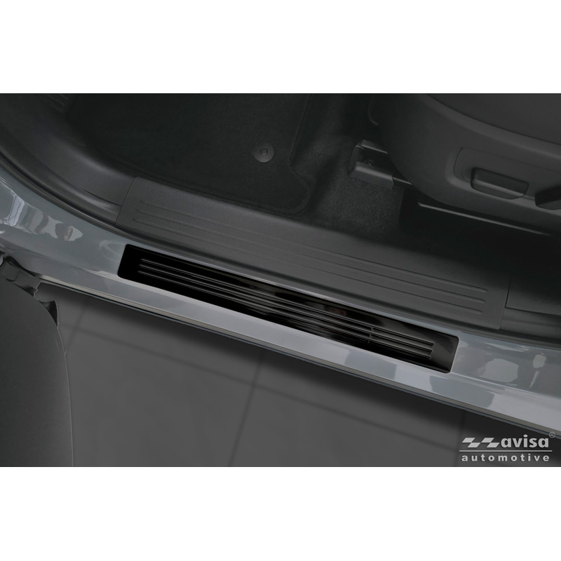 Avisa Zwart RVS Instaplijsten  Mazda CX-5 III 2025- - 'Lines' - 4-delig