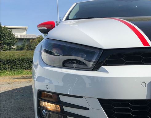 Koplampen VW Scirocco lll 08-14 DRL Dynamic LED Zwart Xenon