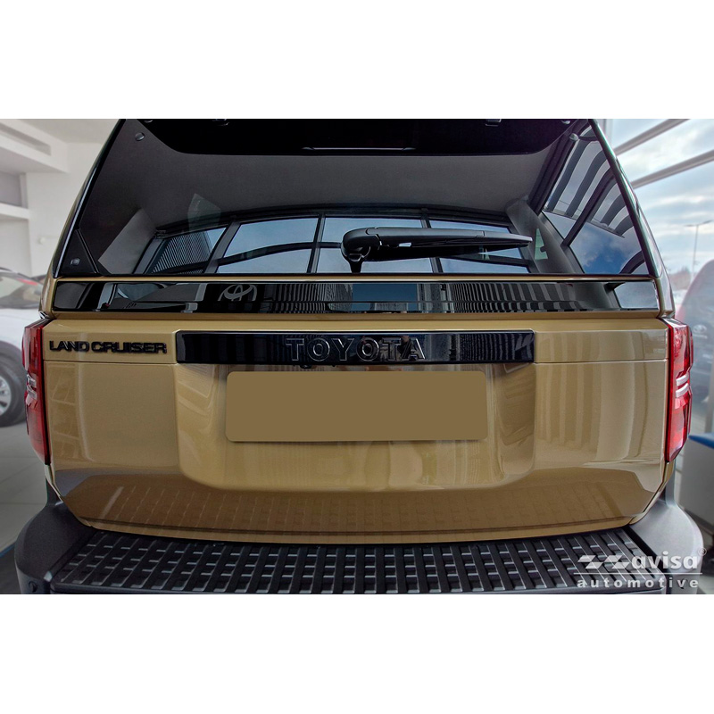 Avisa Zwart Chroom RVS Kofferbak Sierlijst  Toyota Landcruiser (J25) 2024-