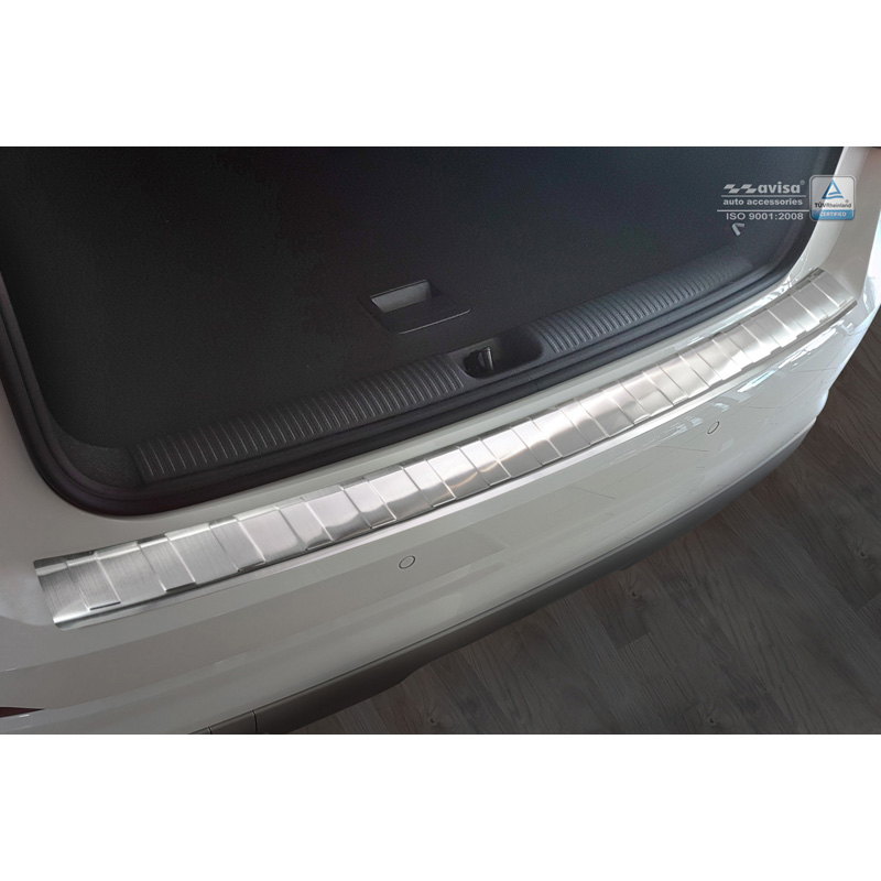 Stainless Steel Rear bumper protector  Audi Q2 2016-2020 'Ribs'