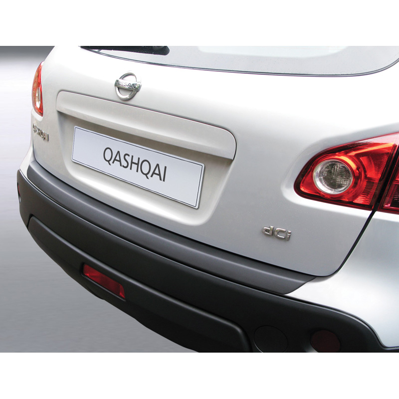 ABS Rear bumper protector  Nissan Qashqai excl. +2 2007-2014 Black