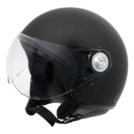Motorhelm Jet zwart XL